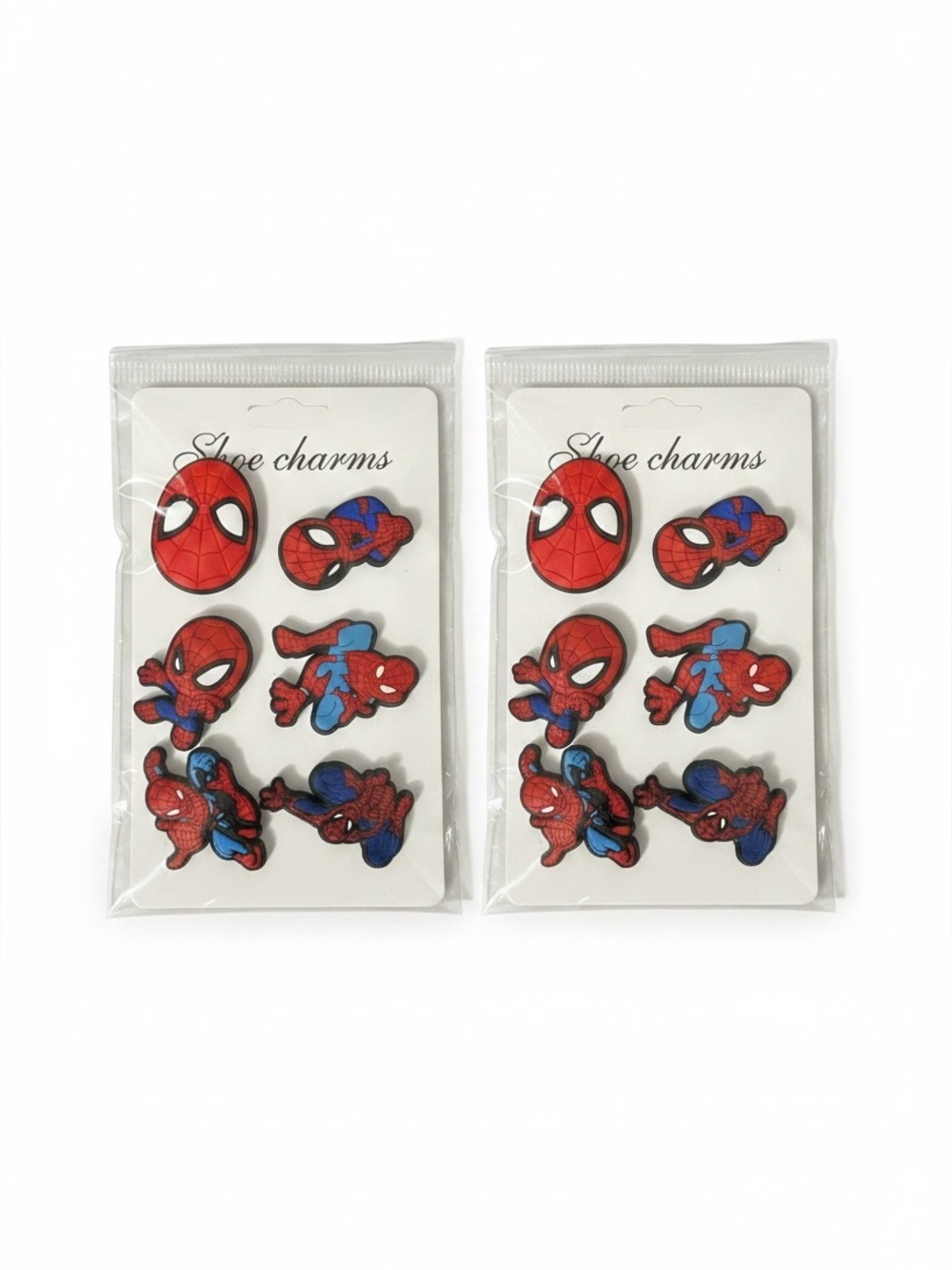 New Bundle of 12 Spider-Man theme Croc Charms Marvel Spidey Avengers Jibbitz